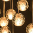 Фото #4 товара KJLARS Pendant Light LED Modern Glass Crystal Pendant Light Height Adjustable Chandelier Decorative Chandelier for Villa Stairs Living Room Dining Room Bedroom Pendant Lamp (14 Balls Rectangle)