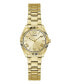 ფოტო #1 პროდუქტის Women's Analog Gold-Tone Stainless Steel Watch 30mm