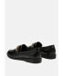 vouse low block loafers adorned with golden chain