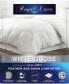 White Goose Feather & Down 240 Thread Count Comforter, King, Created for Macy's Белый, 240 x 220 cm - фото #6