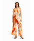 Фото #3 товара Women's Abstract halter jumpsuit