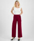 Фото #1 товара Pull-On Flare-Leg Pants, Regular & Petite Sizes, Created for Macy's