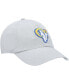 Фото #4 товара Men's Gray Los Angeles Rams Logo Clean Up Adjustable Hat