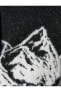 Фото #8 товара Свитер вязаный Koton | горный узор, с высоким воротником, модель Şahika Ercümen X