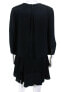 Grey Jason Wu 252525 Women's Long Sleeve Ruffle Dress Black Size 4