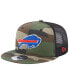 ფოტო #1 პროდუქტის Men's Camo Buffalo Bills Classic Trucker 9FIFTY Snapback Hat