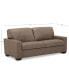 Фото #35 товара Ennia 75" Leather Apartment Sofa, Created for Macy's