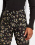 Фото #3 товара QED London flare trousers in black floral