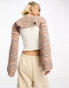 Фото #6 товара Cotton:On ulta crop knitted shrug in grey