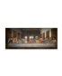 Фото #1 товара Da Vinci The Last Supper Religious Classical Painting Wall Plaque Art, 7" x 17"