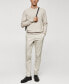 Фото #3 товара Men's Structured Cotton Sweater