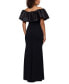 Фото #2 товара Women's Off-The-Shoulder Ruffle Gown