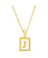 ფოტო #4 პროდუქტის Gold-Tone Letter Initial Pendant Necklace