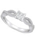 ფოტო #1 პროდუქტის Diamond Princess Engagement Ring (5/8 ct. t.w.) in 14k Gold