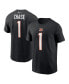 Фото #1 товара Men's Ja'Marr Chase Black Cincinnati Bengals Player Name and Number T-shirt