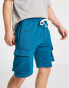 Фото #1 товара American Stitch jersey cargo shorts in blue