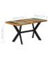 Dining Table 55.1"x27.6"x29.5" Solid Reclaimed Wood