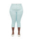 Фото #1 товара Брюки для женщин Smak Parlour Plus Size Fitted Capri Pants