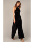 Фото #6 товара Women's Aria Velvet Jumpsuit