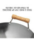 Фото #7 товара Classic Series Round Bottom Carbon Steel Wok with Birch Handles, 14"