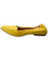 Фото #2 товара French Sole Claudia Suede Flat Women's Yellow 6