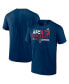 Фото #1 товара Men's Navy Houston Texans 2023 AFC South Division Champions Conquer T-shirt