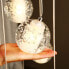 Фото #13 товара KJLARS Pendant Light LED Modern Glass Crystal Pendant Light Height Adjustable Chandelier Decorative Chandelier for Villa Stairs Living Room Dining Room Bedroom Pendant Lamp (26 Balls Rectangle)