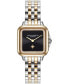 Фото #1 товара Women's Two-Tone Stainless Steel Watch 28mm