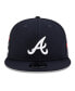 x MLB Men's Navy Atlanta Braves 9FIFTY Snapback Hat