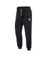 Фото #2 товара Men's and Women's Black Brooklyn Nets Super Soft Fleece Jogger