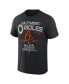 Фото #3 товара Men's Darius Rucker Collection by Black Baltimore Orioles Beach Splatter T-shirt