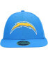 Фото #3 товара Men's Powder Blue Los Angeles Chargers Logo Omaha Low Profile 59FIFTY Fitted Hat