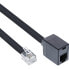 Фото #1 товара InLine Modular Cable RJ12 6P6C male / female 10m