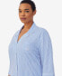 Фото #3 товара Пижама Ralph Lauren Plus Size Button-Front