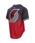 Фото #3 товара Men's Damian Lillard Black, Red Portland Trail Blazers Ombre Name and Number T-shirt