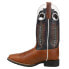 Фото #5 товара Roper James TooledInlay Square Toe Cowboy Mens Blue, Brown Casual Boots 09-020-