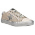 Фото #2 товара Vintage Havana Alive Metallic Glitter Lace Up Womens Silver Sneakers Casual Sho