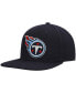 Фото #4 товара Men's Navy Tennessee Titans Logo II Snapback Hat