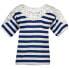 ფოტო #3 პროდუქტის SALSA JEANS Lace-Trimmed short sleeve T-shirt