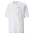 Фото #1 товара Puma Classics Oversized Crew Neck Short Sleeve T-Shirt Mens White Casual Tops 53