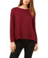 Women's Long Sleeve Tie Back Cozy Knit Top