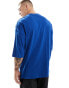 Фото #2 товара ASOS DESIGN extreme oversized t-shirt with city front print in blue