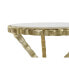 Фото #2 товара Журнальный стол DKD Home Decor Белый Мраморный Золотистый Алюминий 43 x 43 x 54 см