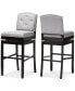 Фото #1 товара Haldys Swivel Bar Stool (Set of 2)