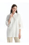 Фото #3 товара LCWAIKIKI Classic Gömlek Yaka Kendinden Desenli Kadın Bluz