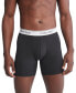 Фото #2 товара Men's 3-Pack Micro Stretch Solid Boxer Briefs