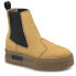 Фото #2 товара Puma Mayze Chelsea Platform Suede Womens Beige Casual Boots 38282904