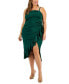 Фото #1 товара Trendy Plus Size Ruffled Midi Dress