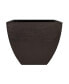 Фото #1 товара Modern Planter Short Square Brown Espresso 16in x 13in