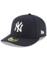 Фото #2 товара Men's Navy New York Yankees National Baseball Hall of Fame Low Profile 59FIFTY Fitted Hat